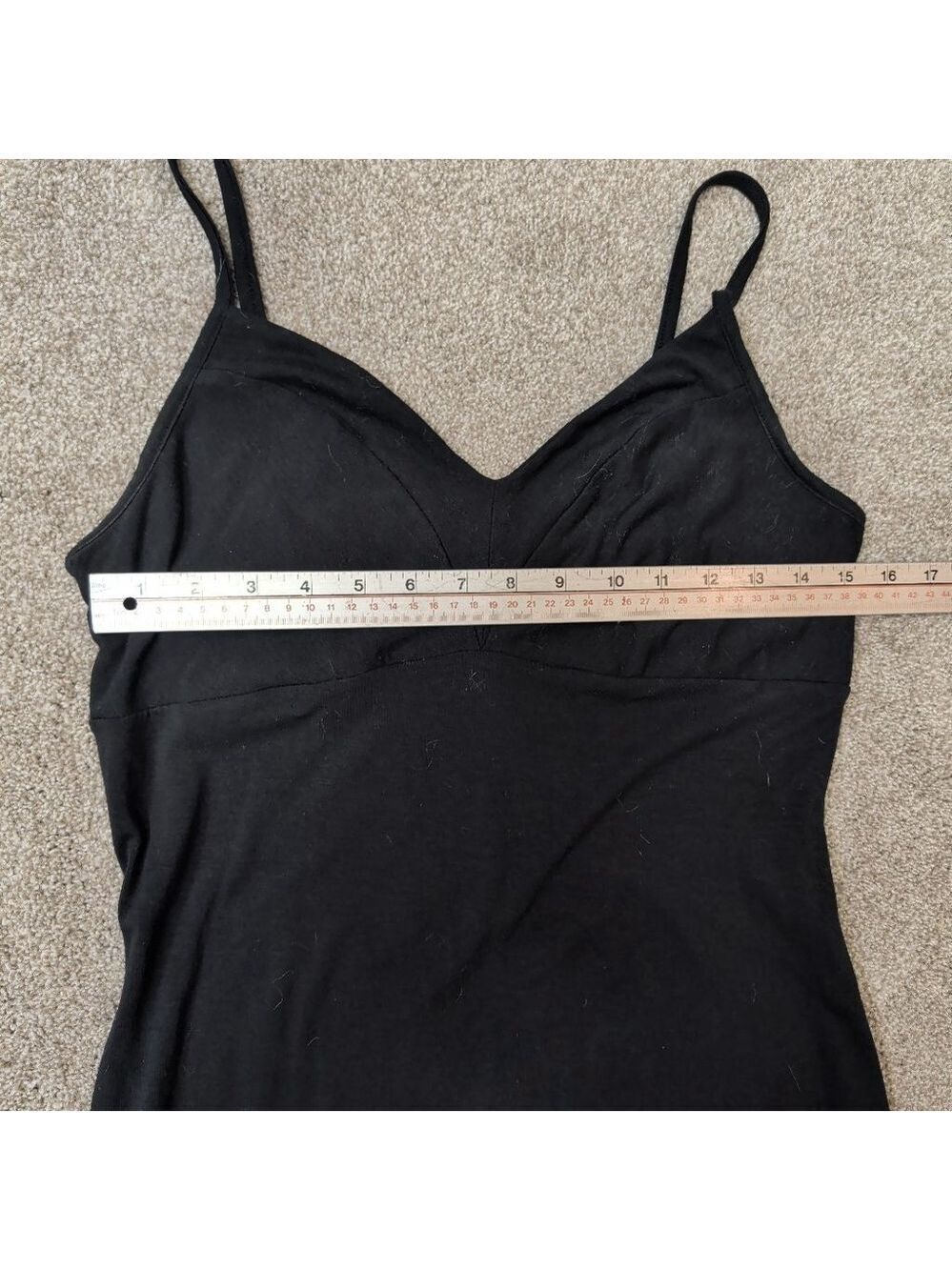 Women's Mossimo Black Sleeveless V-Neck Dress Size L - Picture 3 of 5